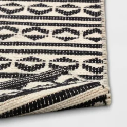 2'6"x4' Geometric Woven Accent Rug Black - Project 62™ -Project 62 Elegant Store GUEST 07af6f19 16a2 4967 b901 88bdd9000605