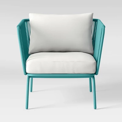 Fisher 2pk Patio Club Chairs -Blue-Green - Project 62™ Fisher 2pk Patio Club Chairs -Blue-Green - Project 62™ -Project 62 Elegant Store GUEST 1054ea06 daa5 4f90 8d1a b9f43d52329e