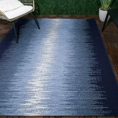 Indigo Ombre Outdoor Rug Blue - Project 62™ Indigo Ombre Outdoor Rug Blue - Project 62™ -Project 62 Elegant Store GUEST 194e28b0 f9a5 4047 84f7 981bf7f90c1d