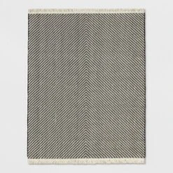 Chevron Woven Area Rug Black/White - Project 62™ -Project 62 Elegant Store GUEST 1c681073 3115 4619 b2c8 c5490734162c