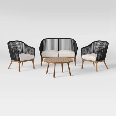 Purcell Wood Patio Seating Set - Project 62™ Purcell Wood Patio Seating Set - Project 62™ -Project 62 Elegant Store GUEST 28f07a80 c36c 4f52 a850 cd8b2615a0c4