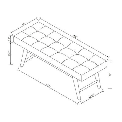 Copan Mid Century Bench Beige - Project 62™ Copan Mid Century Bench Beige - Project 62™ -Project 62 Elegant Store GUEST 2992de77 c3e1 4fe6 a05e 33a718394263