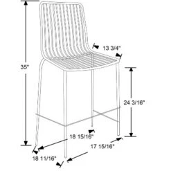 Set Of 2 Sodra Rounded Seat Wire Counter Height Barstool White - Project 62™ -Project 62 Elegant Store GUEST 32e6bf1f 04eb 4211 91df 6d43c3398d11