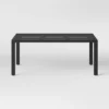 Henning 6 Person Rectangle Patio Dining Table, Outdoor Furniture - Black - Project 62™ -Project 62 Elegant Store GUEST 3615a498 cffb 43de 9a0c bc57888e6539
