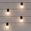 10ct Incandescent Outdoor String Lights G40 Frosted White Bulbs Black Collar - Project 62™ -Project 62 Elegant Store GUEST 39b68ac0 d043 43b0 b192 b2032279474c