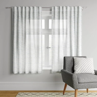 1pc Light Filtering Striation Herringbone Window Curtain Panel - Project 62™ 1pc Light Filtering Striation Herringbone Window Curtain Panel - Project 62™ -Project 62 Elegant Store GUEST 3adc0a92 3776 47a0 9181 835a54b59c61