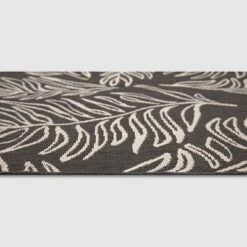 9' X 12' Leaves Outdoor Rug Black - Project 62™ -Project 62 Elegant Store GUEST 4077f567 998f 4774 99da 2e86afea604e