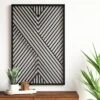 Geometric MDF Wood Wall Panel Black - Project 62™ -Project 62 Elegant Store GUEST 46492091 0da3 455d 8ba0 091f60f495c2