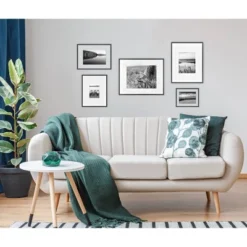 Thin Gallery Matted Photo Frame Black - Project 62™ -Project 62 Elegant Store GUEST 47625823 7ae6 4711 be85 c0e828ae5d61