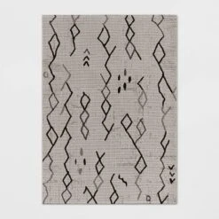 Grace Sketch Diamond Indoor/Outdoor Rug - Black/White - Project 62™ 6 Grace Sketch Diamond Indoor/Outdoor Rug - Black/White - Project 62™ -Project 62 Elegant Store GUEST 4cd4b6e5 f579 47c9 a6e9 786e30f7d3be