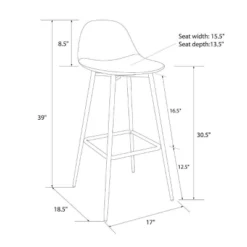 Copley Upholstered Barstool - Project 62™ 5 Copley Upholstered Barstool - Project 62™ -Project 62 Elegant Store GUEST 50c136ab af07 44f5 b3ae fee1247de1ad