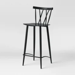 Set Of 2 Becket Metal X Back Barstool Black - Project 62™ -Project 62 Elegant Store GUEST 51b0edfe c772 45b3 95ee 5bf8043f0bda