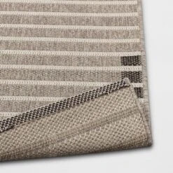 5' X 7' Uniform Stripe Outdoor Rug Cream - Project 62™ -Project 62 Elegant Store GUEST 614d6462 c25d 4534 b947 9ee13c532618