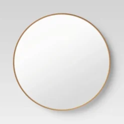 30" Flush Mount Round Decorative Wall Mirror - Project 62™ -Project 62 Elegant Store GUEST 64f880f0 9dfa 4525 b5b9 e27eef737267