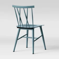 Set Of 2 Becket Metal X Back Dining Chair Light Blue - Project 62™ -Project 62 Elegant Store GUEST 722eb40e 3647 46f6 bfa4 acfdb36d615a