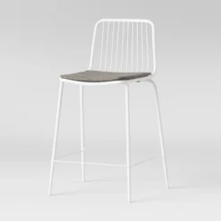 Set Of 2 Sodra Rounded Seat Wire Counter Height Barstool White - Project 62™ -Project 62 Elegant Store GUEST 84782dc7 4011 491b a421 e8fb07ba4dcc