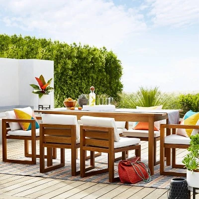 Kaufmann 2pk Wood Patio Arm Chairs - Natural - Project 62™ Kaufmann 2pk Wood Patio Arm Chairs - Natural - Project 62™ -Project 62 Elegant Store GUEST 87b5cf12 9e86 4d9c a861 afb25437938a