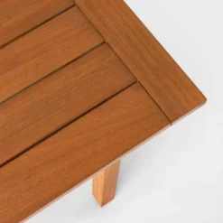 Kaufmann Wood Rectangle Patio Dining Table, Outdoor Furniture - Natural - Project 62™ -Project 62 Elegant Store GUEST 8f533994 1d4d 4a58 955d 56e63a00c0f8