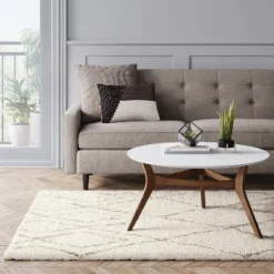 Diamond Patterned Shag Woven Rug - Project 62™ -Project 62 Elegant Store GUEST 9876b084 ec29 452b 8fca 2b65aaed42dc