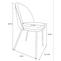 2pk Nils Metal Base Dining Chairs Gray Woven Fabric - Project 62™ -Project 62 Elegant Store GUEST a204fcb5 801d 44cb b422 3e7fc314e3ea