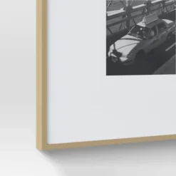 19.4" X 22.4" Matted To 11" X 14" Thin Gallery Oversized Image Frame Brass - Project 62™ -Project 62 Elegant Store GUEST b11ca66e 9eea 4367 8a4d b572dcf58125