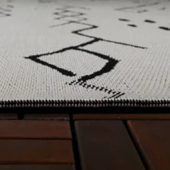 Grace Sketch Diamond Indoor/Outdoor Rug - Black/White - Project 62™ 5 Grace Sketch Diamond Indoor/Outdoor Rug - Black/White - Project 62™ -Project 62 Elegant Store GUEST b312d6ea 5022 4a83 8d49 d370cd489ddc