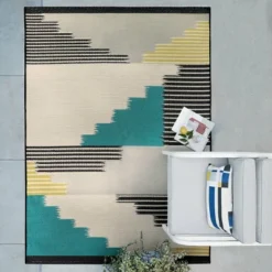 5' X 7' Outdoor Rug Modern Tapestry - Project 62™ 4 5' X 7' Outdoor Rug Modern Tapestry - Project 62™ -Project 62 Elegant Store GUEST be7bc79f 1351 4d5d 83dc 8d22438c1251