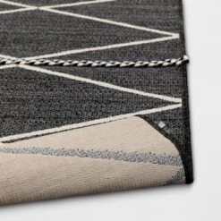 Woven Tapestry With Braid Outdoor Rug - Project 62™ -Project 62 Elegant Store GUEST bfce1c15 2bef 4e9a b93d 7d3465e511ba