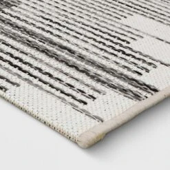 Graphic Steps Outdoor Rug Black - Project 62™