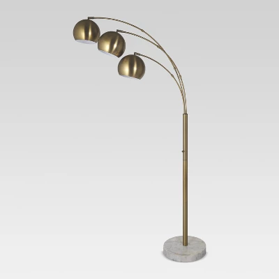 Globe Multi 3-Head Floor Lamp Gold Metal/Marble - Project 62™ Globe Multi 3-Head Floor Lamp Gold Metal/Marble - Project 62™ -Project 62 Elegant Store GUEST da06d9ed ba64 4384 87b0 b7b8bd00564a
