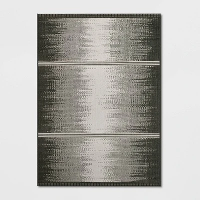 Ombre Stripe Outdoor Rug Black - Project 62™ Ombre Stripe Outdoor Rug Black - Project 62™ -Project 62 Elegant Store GUEST dc68fd8e 5227 4eed b947 1615c485542b