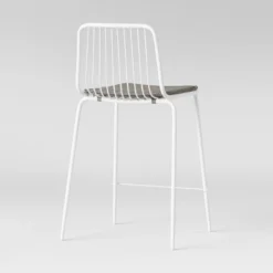 Set Of 2 Sodra Rounded Seat Wire Counter Height Barstool White - Project 62™ -Project 62 Elegant Store GUEST fd6b6989 7753 4361 b47a 9b542f9d026f